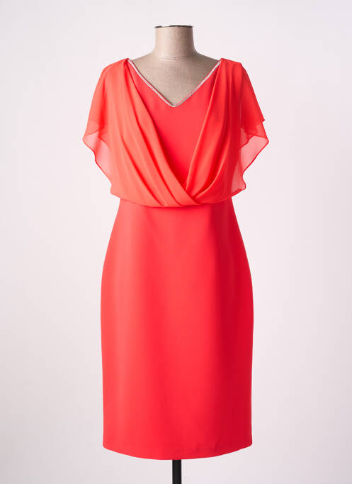 Rochie midi maro MATHIEU PARIS femeie