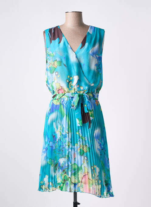 Rochie midi albastru CHRISTINE LAURE femeie