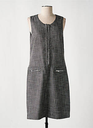 Rochie midi gri FRANCE RIVOIRE femeie