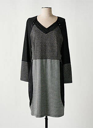 Rochie midi gri FRANCE RIVOIRE femeie