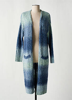 Vestă cu mâneci lungi albastru SIGNE NATURE femeie