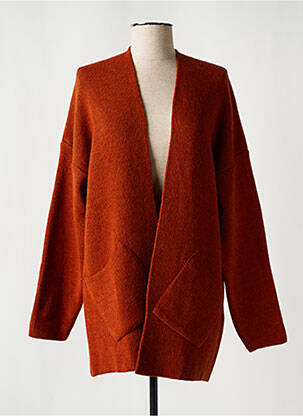 Vestă cu mâneci lungi portocaliu SIGNE NATURE femeie