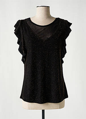 Top negru CREAM femeie