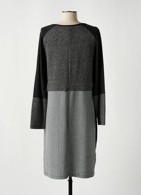 Rochie midi gri FRANCE RIVOIRE femeie