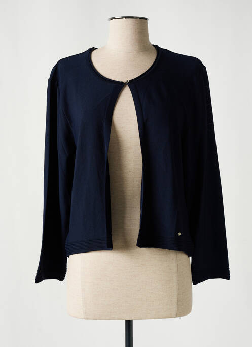 Vestă cu mâneci lungi albastru CHRISTINE LAURE femeie