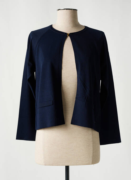 Vestă cu mâneci lungi albastru CHRISTINE LAURE femeie