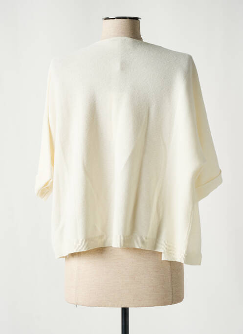 Vestă cu mâneci scurte alb CREAM femeie