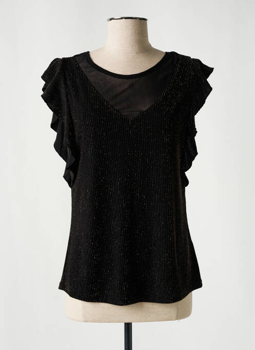 Top negru CREAM femeie