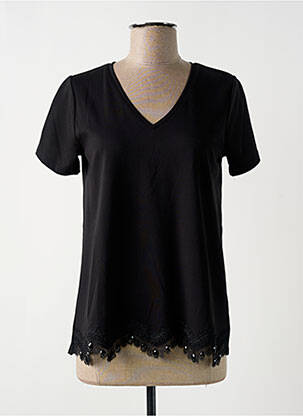 Top negru LEO & UGO femeie