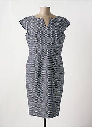 Rochie midi albastru ESTEL COLLECTION femeie