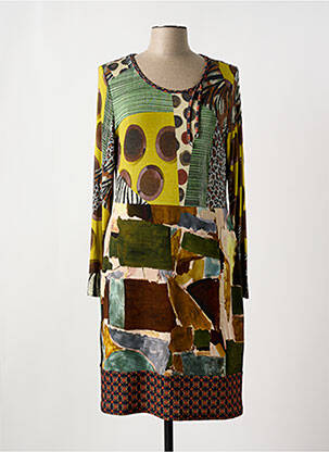 Rochie pulover elasticitate mâneci lungi maro OLIVIER PHILIPS femeie