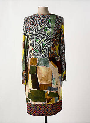 Rochie pulover elasticitate mâneci lungi maro OLIVIER PHILIPS femeie