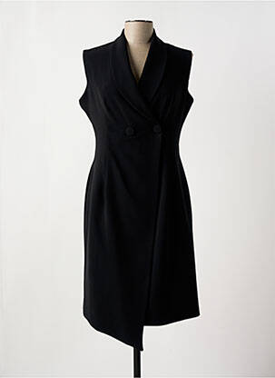 Rochie midi negru MATHIEU PARIS femeie