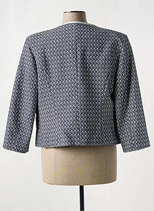 Jachete elegante buzunare false albastru ESTEL COLLECTION femeie