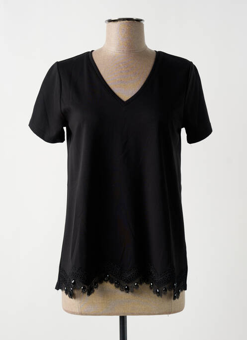 Top negru LEO & UGO femeie