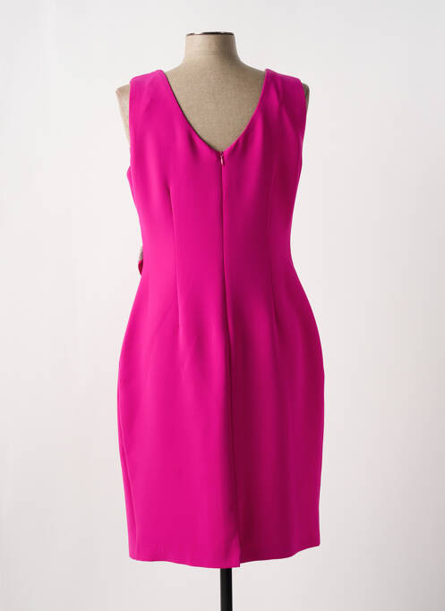 Rochie midi roz MATHIEU PARIS femeie