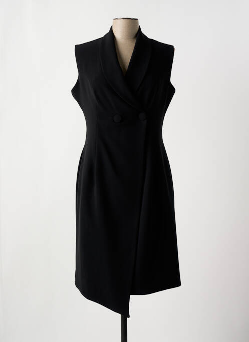 Rochie midi negru MATHIEU PARIS femeie