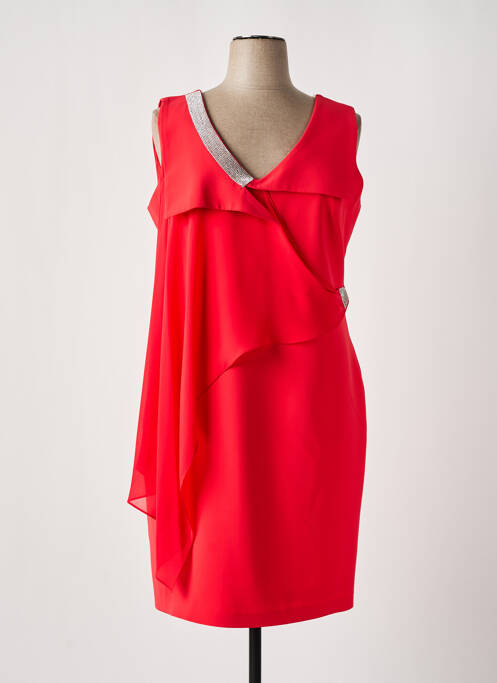 Rochie midi roșu MATHIEU PARIS femeie