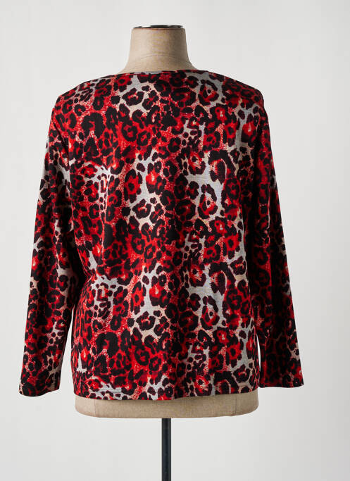 Tricou croială dreaptă mâneci lungi portocaliu FRANCE RIVOIRE femme