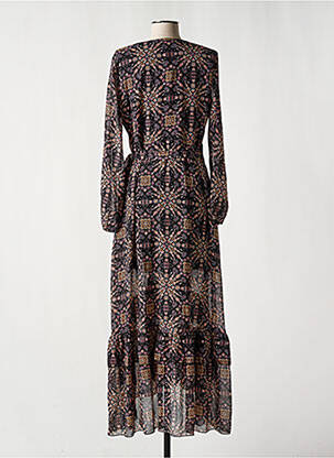 Rochie lungă mâneci lungi mâneci lungi negru MOLLY BRACKEN femeie
