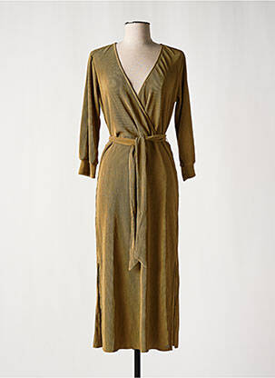 Rochie lungă auriu GARCIA femeie