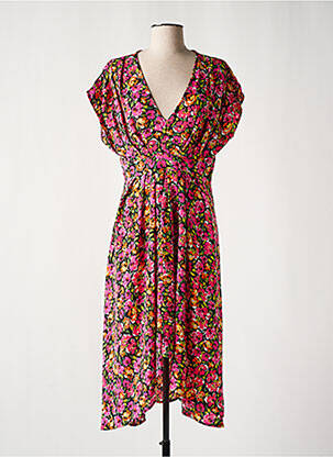 Rochie midi roz MOLLY BRACKEN femeie