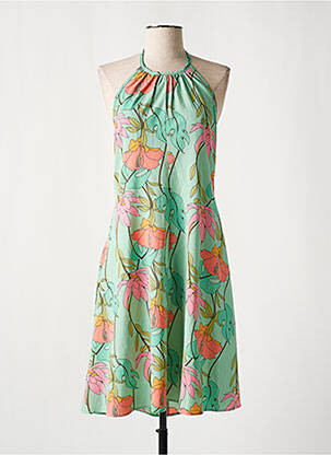 Rochie midi imprimeu floral fără mâneci verde MOLLY BRACKEN femeie