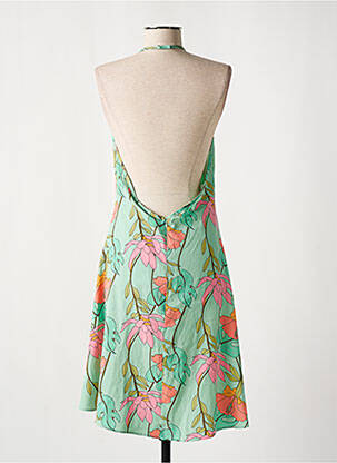 Rochie midi imprimeu floral fără mâneci verde MOLLY BRACKEN femeie