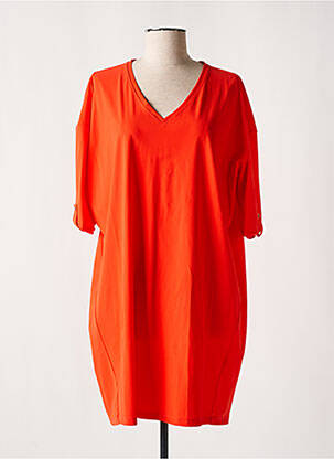 Rochie midi portocaliu EVA KAYAN femeie