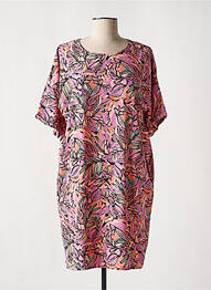 Rochie scurtă mâneci scurte mâneci scurte roz MOLLY BRACKEN femme