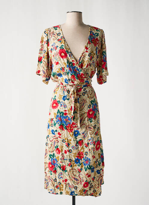 Rochie midi bej GEISHA femeie