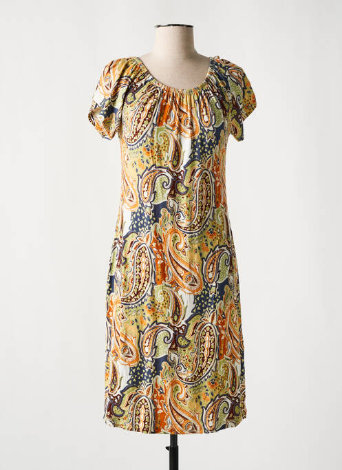 Rochie midi galben GEISHA femeie