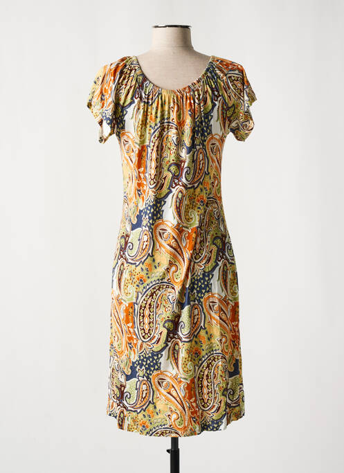 Rochie midi galben GEISHA femeie