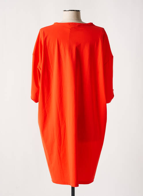 Rochie midi portocaliu EVA KAYAN femeie