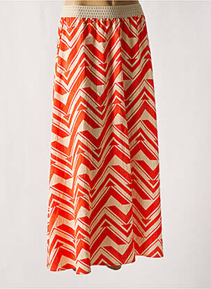 Fustă lungă portocaliu GEISHA femeie