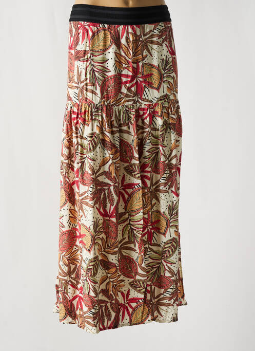 Fustă lungă bej GARCIA femeie