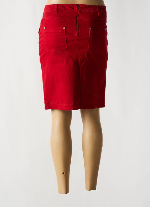 Fustă scurtă buzunare roșu MAE MAHE femme