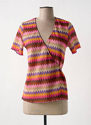 Cardigan petrecut roz GEISHA femeie