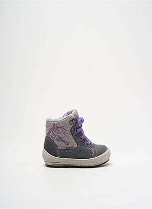 Botine/ghete umplută vârf rotund violet SUPERFIT fată
