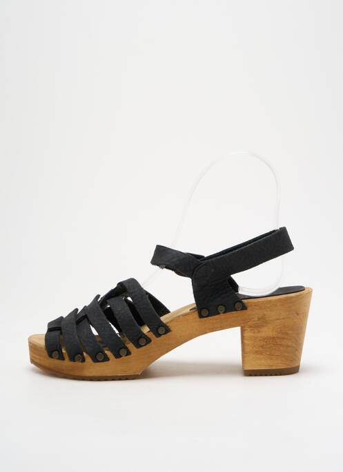 Sandale/Pantofi decupați negru SANITA femeie