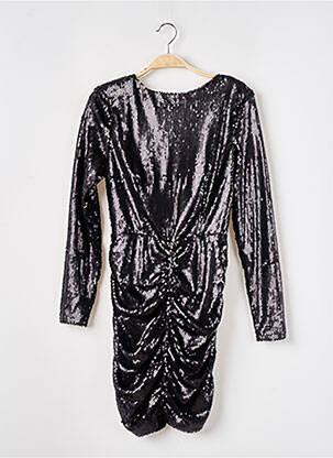 Rochie scurtă mâneci lungi mâneci lungi negru BOOHOO femeie