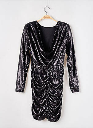 Rochie scurtă mâneci lungi mâneci lungi negru BOOHOO femeie