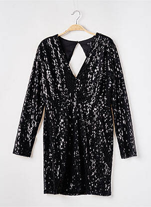 Rochie scurtă mâneci lungi mâneci lungi negru BEST MOUNTAIN femeie