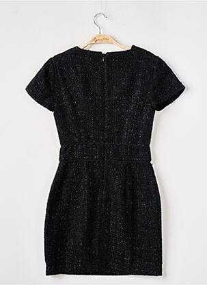 Rochie scurtă închidere cu fermoar la spate mâneci scurte negru TOPSHOP femeie