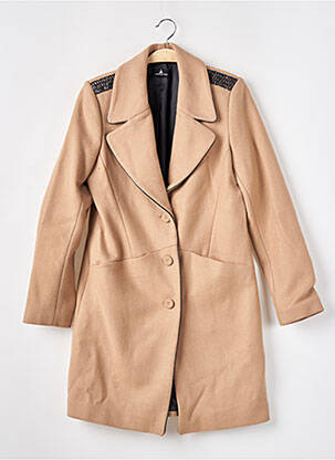 Palton lung bej ONE STEP femeie