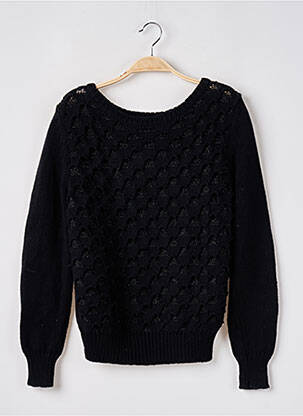 Pulover elasticitate mâneci lungi negru ONE STEP femeie