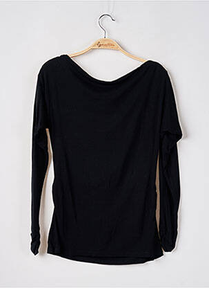 Tricou mâneci lungi mâneci lungi negru MORGAN femeie