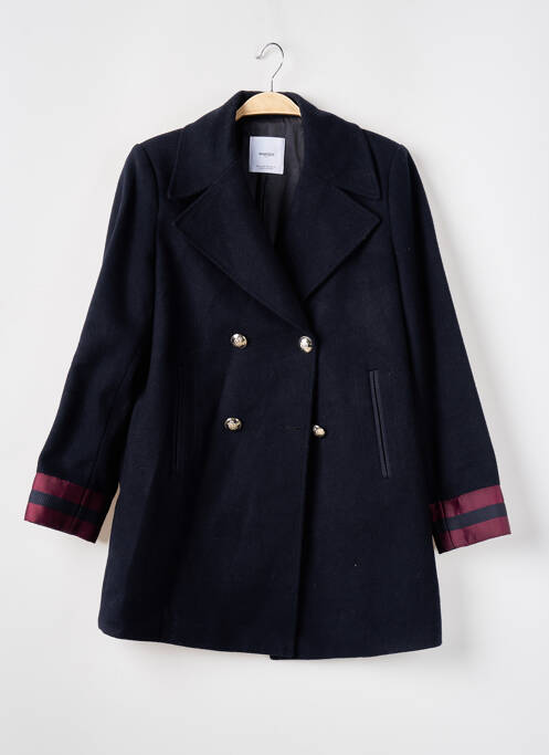 Palton lung albastru MANGO & SALT femeie