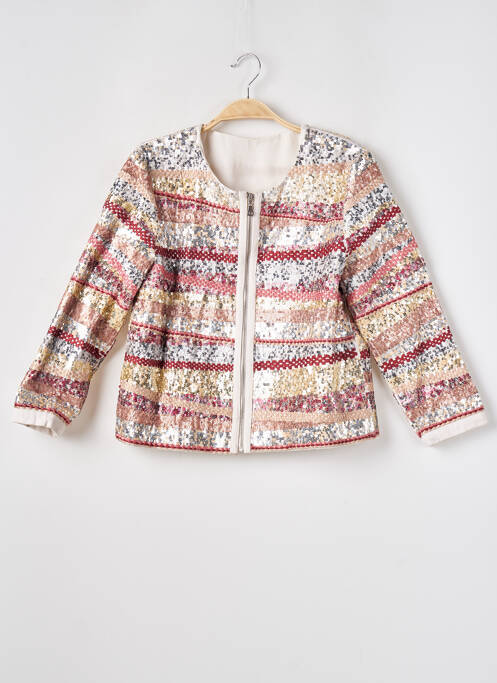 Jachete elegante bej SANS MARQUE femeie