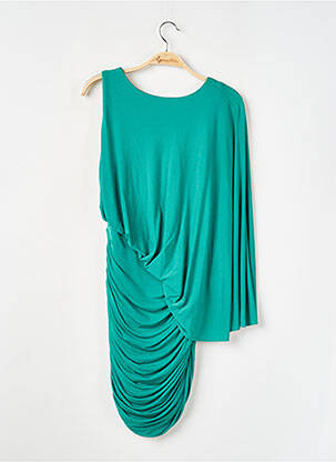 Rochie midi mâneci lungi mâneci lungi verde BCBGMAXAZRIA femeie